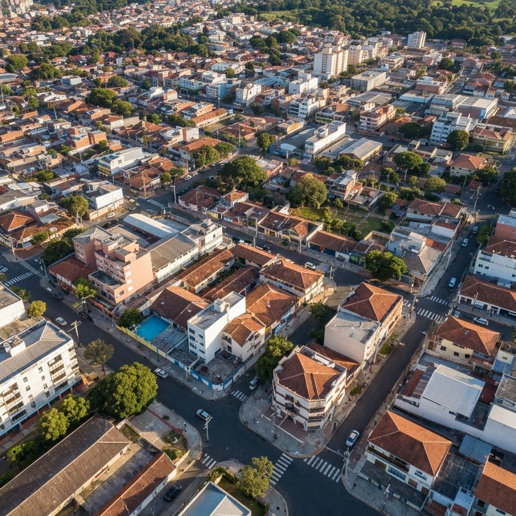 Vista aérea do bairro Santo Antônio